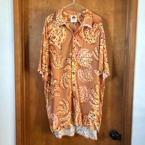 Farm Rio short sleeve banana shirt